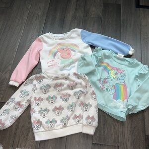 Toddler character sweaters (set of 3)
